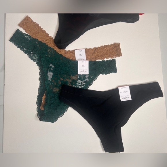 New Auden Lot of 5 Thong Panties, Size Large - Picture 5 of 8
